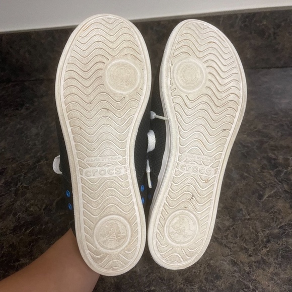 CROCS Black LoPro Long Vamp Plim Sneaker Women Size 7 - Picture 6 of 8